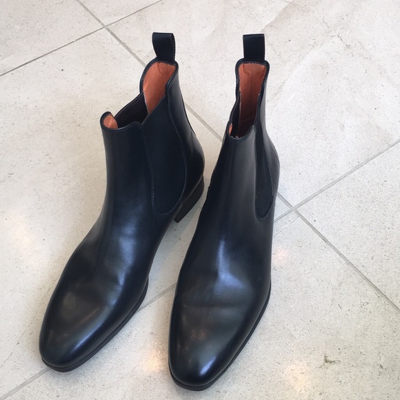 santoni mens boots